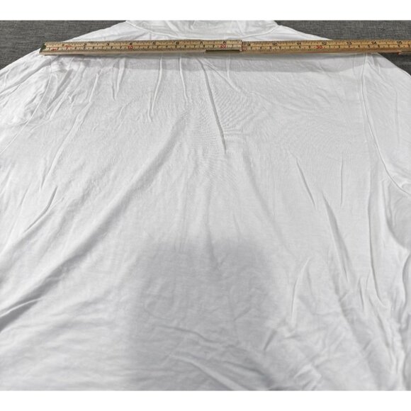 White Long-Sleeve Mock Neck Stretch Top By Trendy - Picture 7 of 10